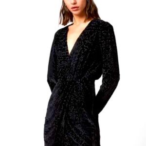 All Saints Lenore Delora velvet dress NEW size 6/38